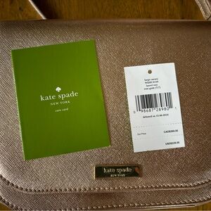Beautiful Rose Gold Kate Spade Crossbody Bag